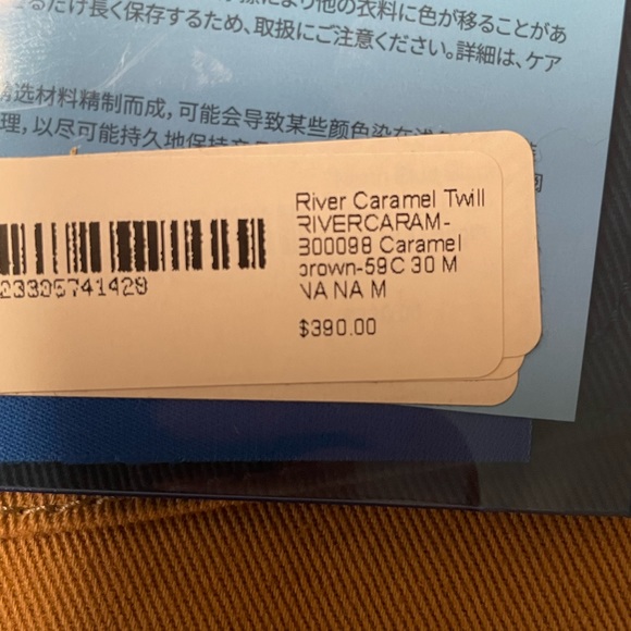 Acne Studio blå konst River Caramel Twill Pant - Picture 5 of 5